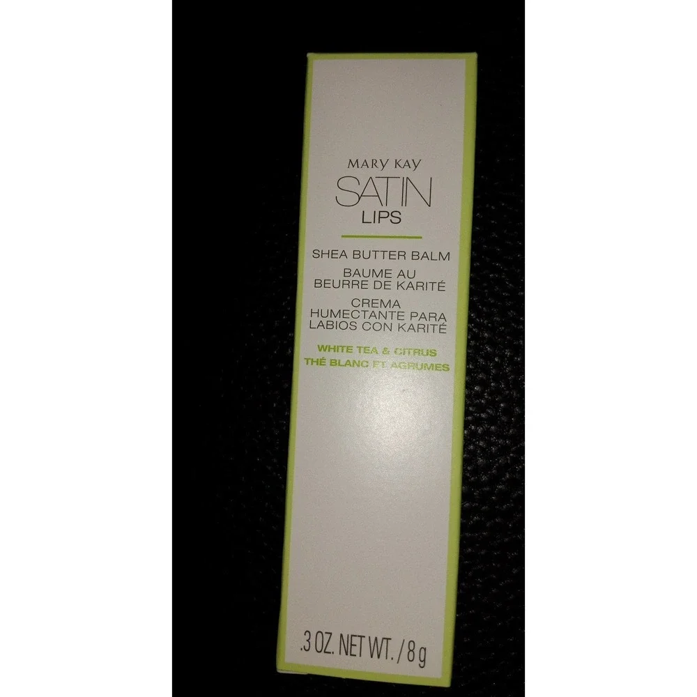 Mary Kay White Tea & Citrus Satin Lips Shea Butter Balm .3oz